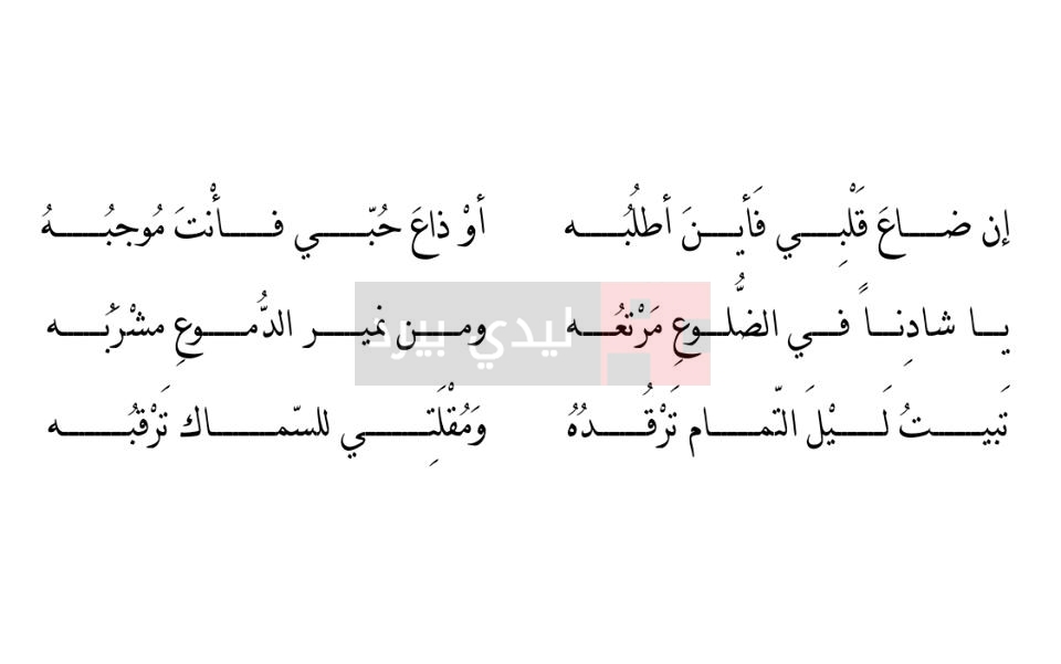 الشعر العربي الجاهلي - اشعار جاهلية قمة الروعة 12621