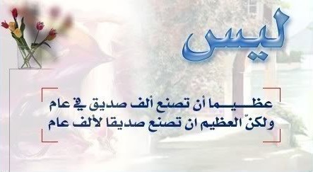 قصيدة عن الصديق 1114 5