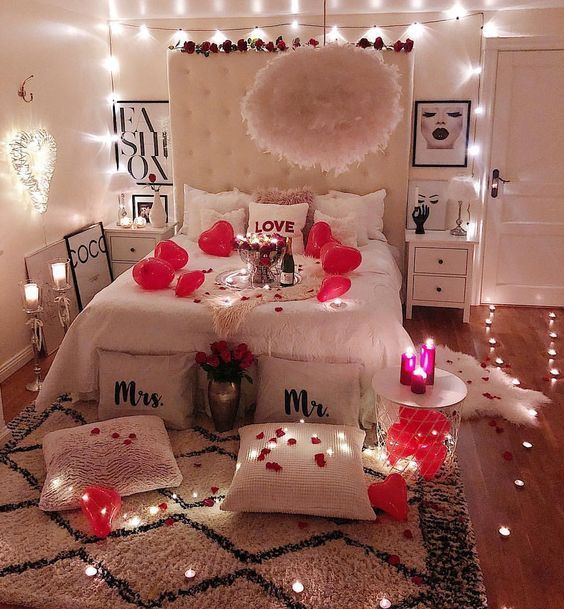 افكار لتزيين غرفة النوم للمتزوجين بالصور , افكار رومنسيه رائعة للمتزوجين -  معنى الحب
